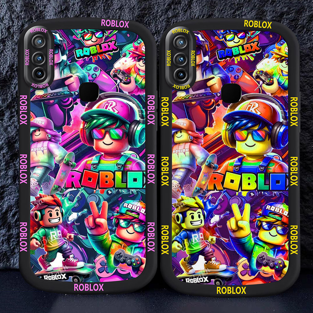 อ่อนนุ่มเคสโทรศัพท์หรับ VIVO Y15 Y17 Y12 Y91 Y93 Y95 Y91C M11 Roblox