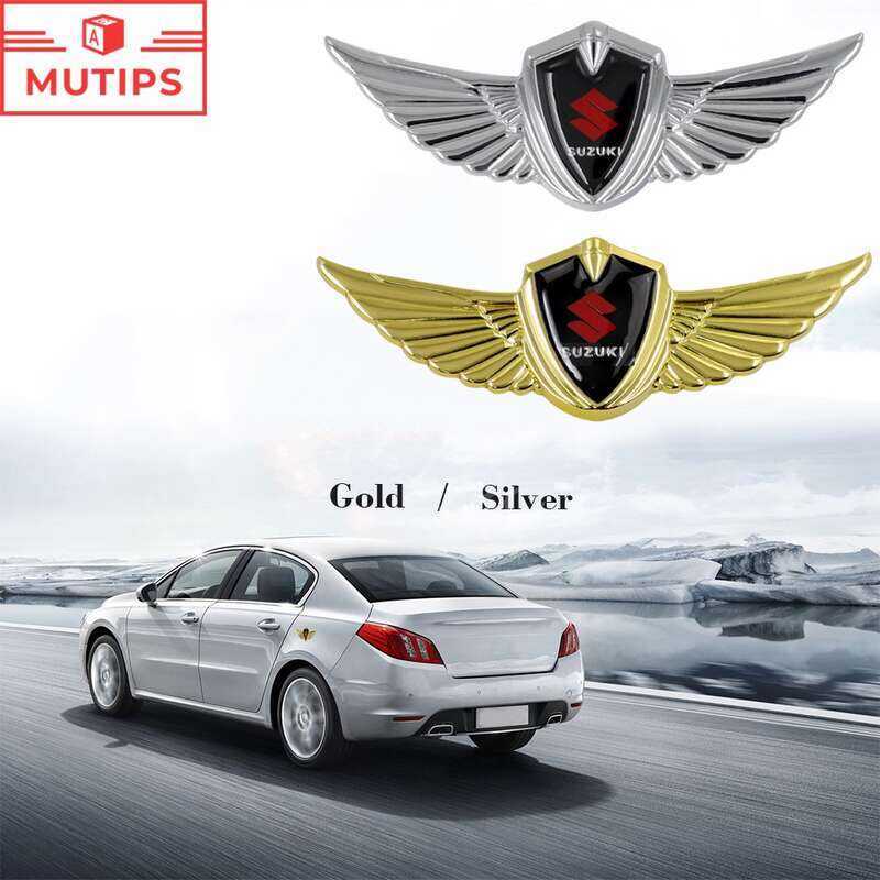 PuraAutoRepair Suzuki Car Body 3D Metal Logo Wings Sticker Decorative Emblem for Swift Ertiga S-Ppre