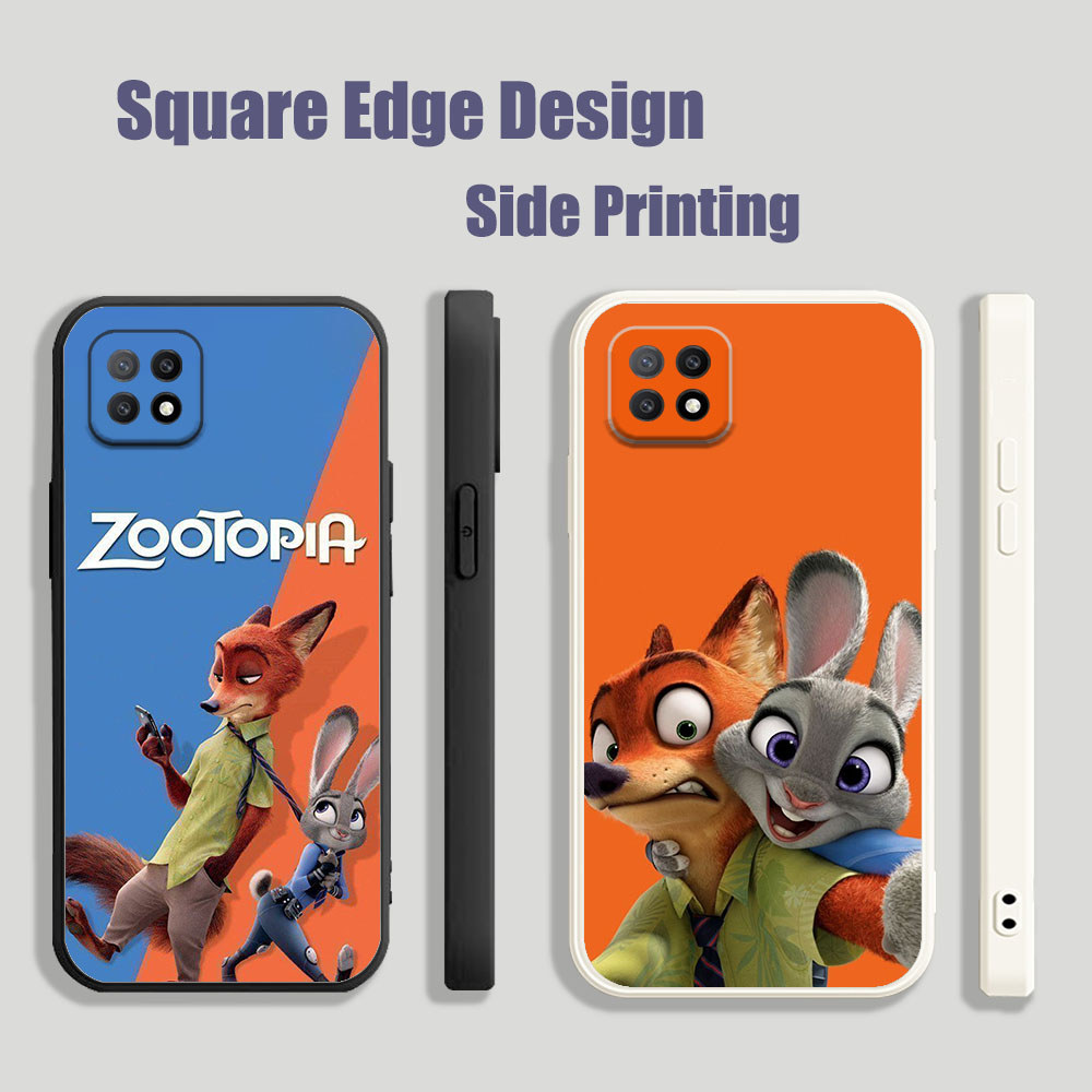 สําหรับ OPPO A8 A31 A1K F9 Pro A52 A72 A92 A59 F1S A7X A71 zootopia 2 faturing Judy และ Nick BOT09 เ
