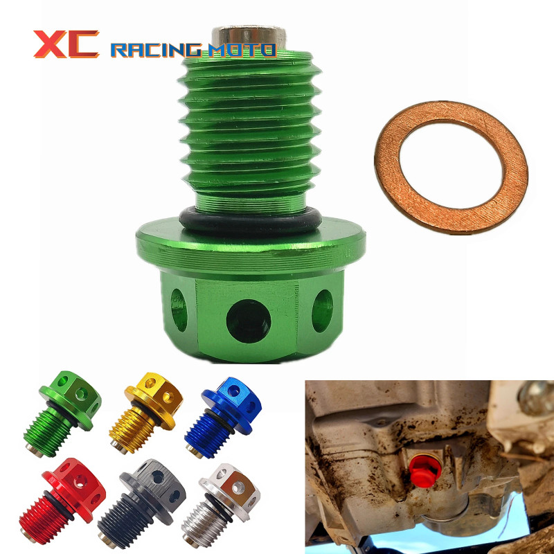Oil Drain Plug Bolt Screw For Kawasaki Z750 Z750S 2004-2010 Z900RS 2018 Z 750 750S 900RS 250 650 10