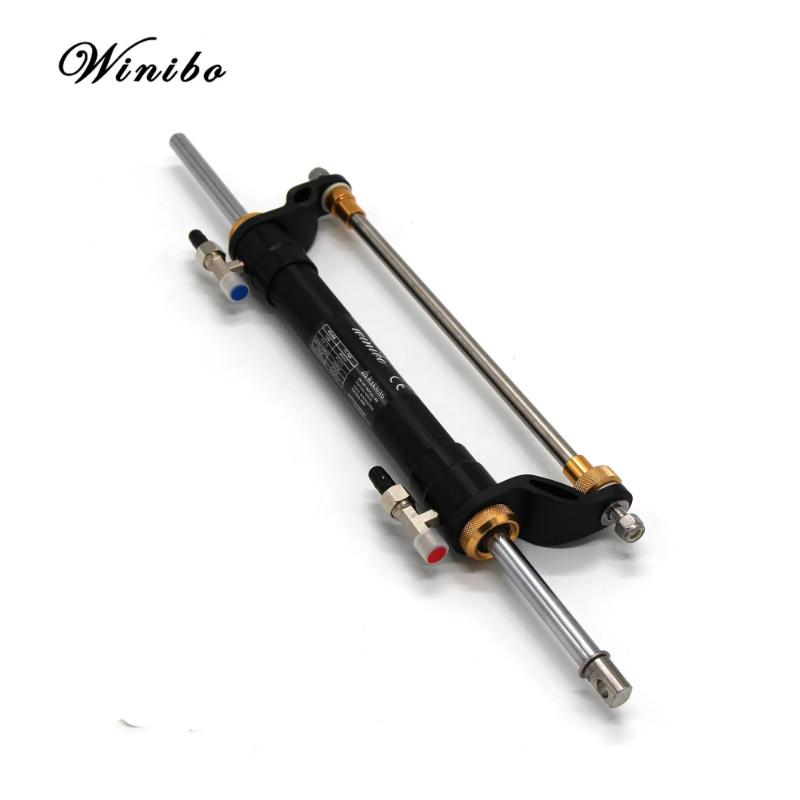 Winibo Marine Hydraulic Steering System for up to 90HP Boat Outboard Engine Only Cylinder