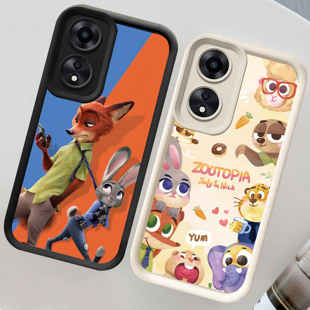 CH46 Zootopia Soft Casing สําหรับ OPPO A98 A17 A78 5G เคสป้องกัน