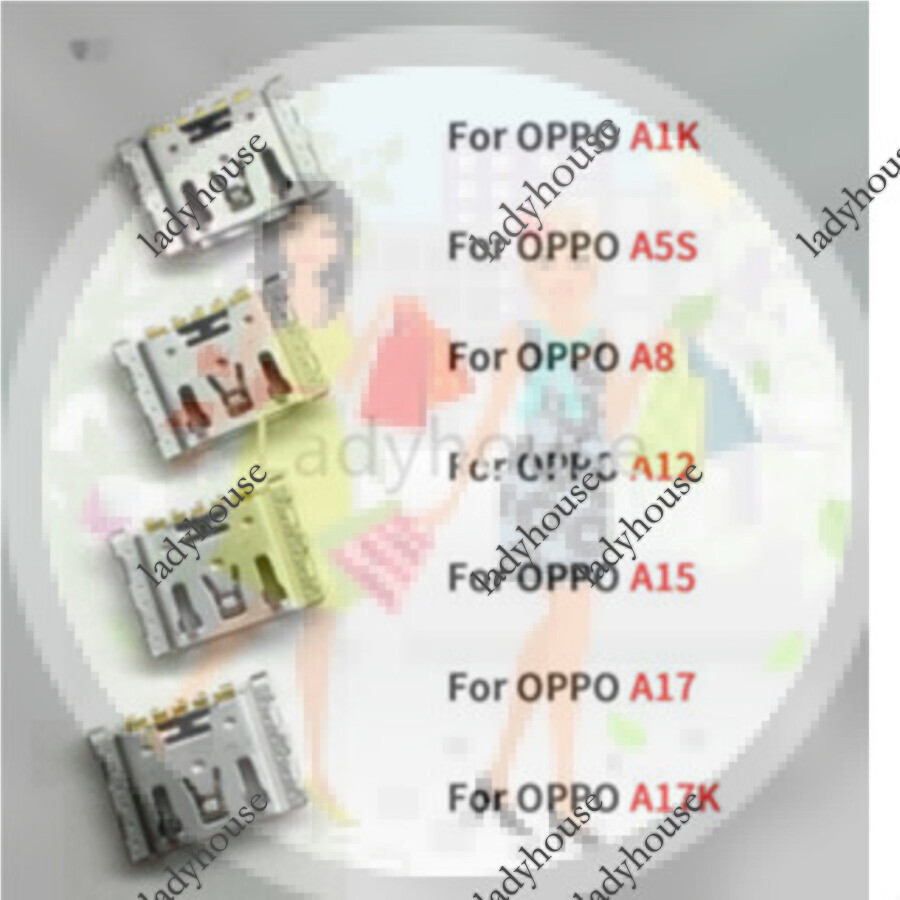 10-50pcs Micro USB Connector ชาร์จพอร์ตแจ็คปลั๊กสําหรับ Oppo A15 A12 A5s A1k A17 A17k A8 / A31 2020