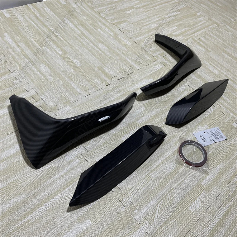 Black Car Front Bumper Lip Side Splitter Canards Spoiler For BMW 3 4 Series M3 M4 F80 F81 F82 F83 2