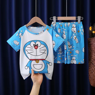 Eid Mubarak ชุดเด็กชายหรือหญิงแขนสั้นคอกลม Shin-Chan Loungewear เด็ก Modern Nightclothes สําหรับ 12 - 13 ปี
