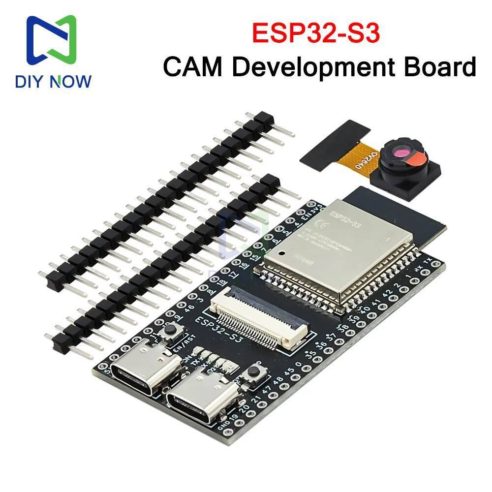 ESP32 S3 CAM บอร์ดพัฒนา ESP32-S3 N16R8 dual TYPE-C OV2640/OV5640 /OV3660Camera WiFi บลูทูธโมดูล onbo