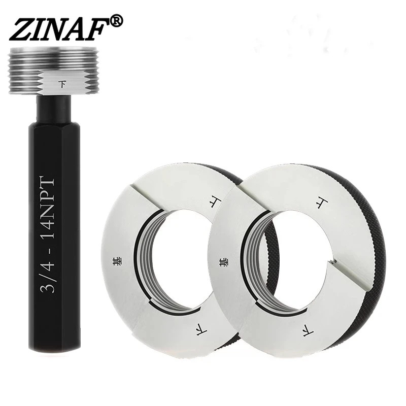 NPT 1/8 1/4 3/4 1 pipe thread Thread gauge Thread plug gauge ring gauge Precision External Screw Ga