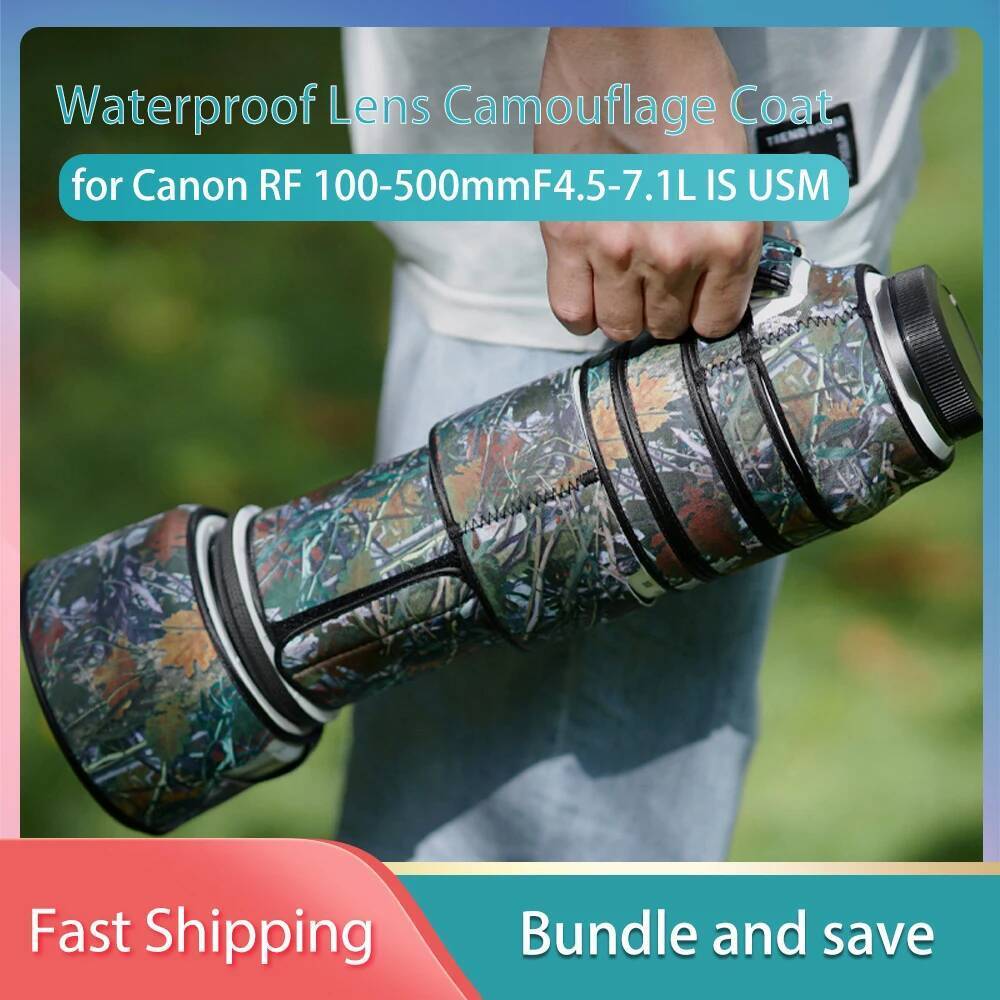 RF100500 ป้องกันสําหรับ Canon RF 100-500mmF4.5-7.1L IS USM Rain Cover RF100 500 กรณีเลนส์กันน้ํา Cam