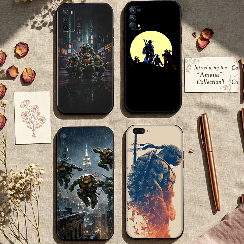เคส TPU ลายเต่านินจา สำหรับ OPPO F5 A73 F7 F9 F11 F17 F25 F19 Pro Plus A7X A9 A74 F27 thumbnail 3