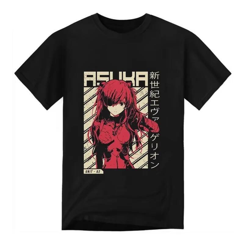 2026 ใหม่ Neon Genesis Evangelion Rei Ayanami เสื้อยืดแขนสั้นพิมพ์ลาย