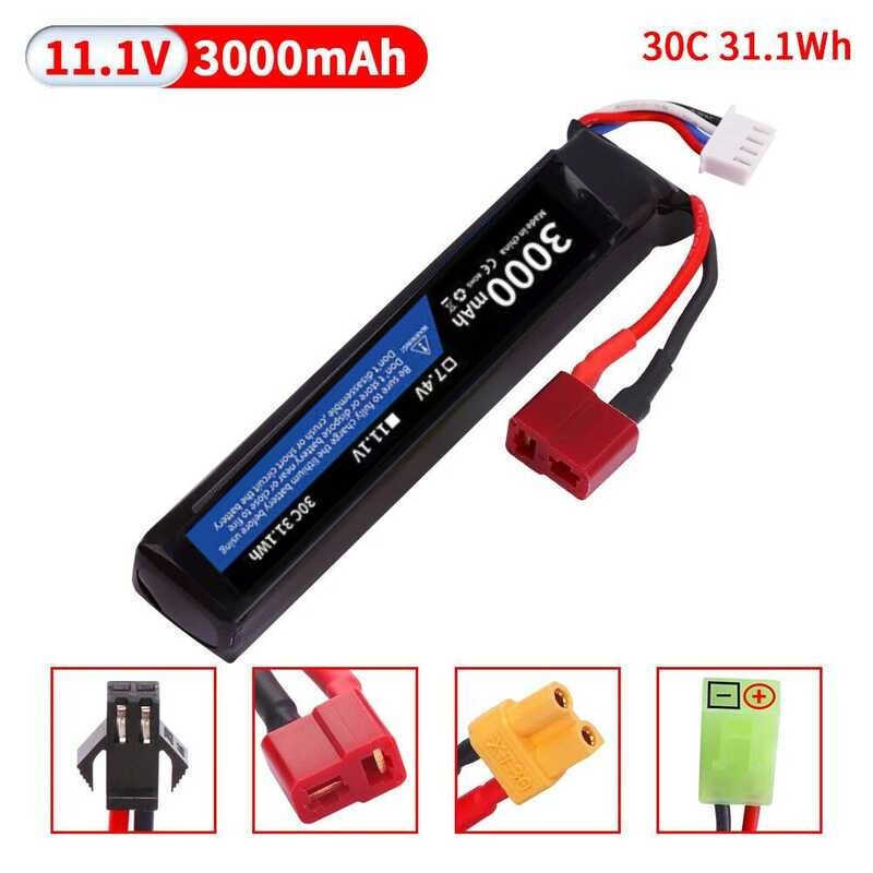 ▥ 11.1V 452096 30C 3500Mah 3S Lipo แบตเตอรี่ T / Tamiya / Xt30 / Sm-2P ปลั๊ก