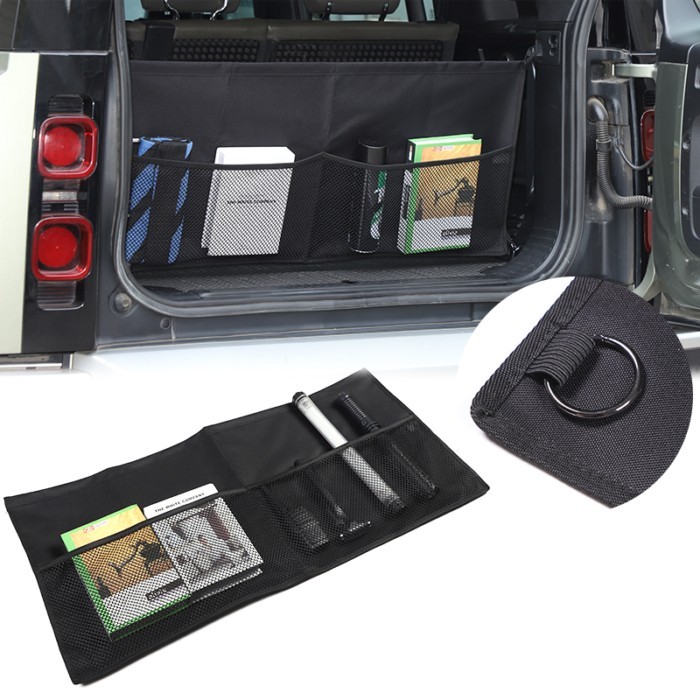 For Land Rover Defender 90 110 130 2020+ Car Trunk Divider Storage Net Luggage Divider Net Trunk Cu