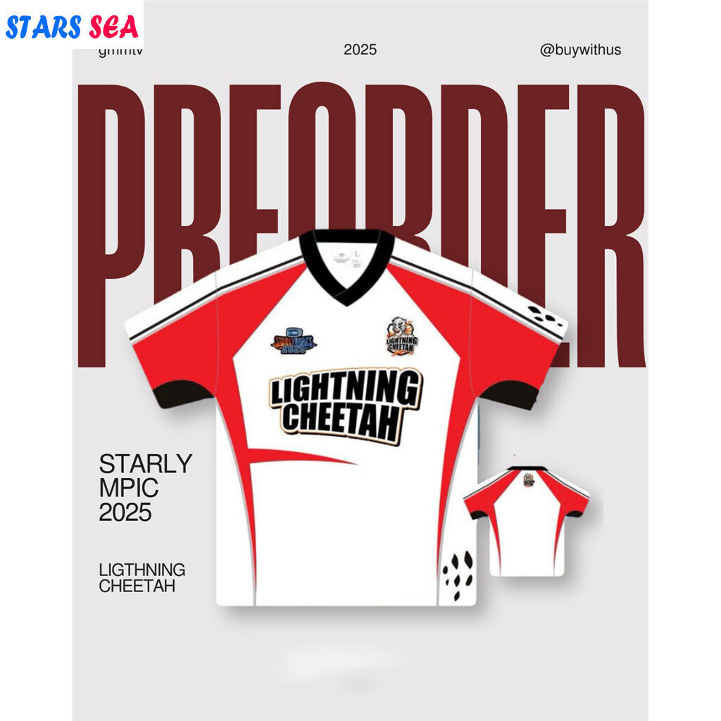 ฟรีชื่อและหมายเลขที่กําหนดเอง2026 Shadow Eagle Jersey Lightning Cheetah GMMTV Sports Starlympys Vneck Jersey Unisex เสื้อทีเชิ้ต