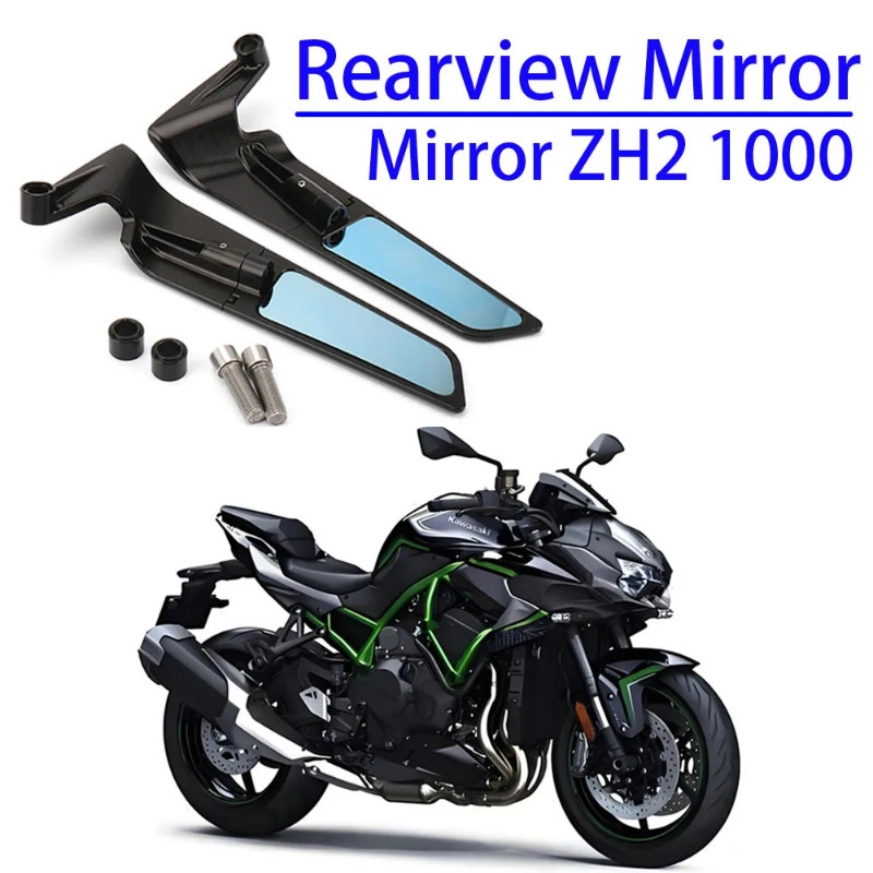 For ZH2 Accessory Motorcycle Rearview Mirror For Kawasaki Z H2 ZH2 1000 2021-2023 New CNC Aluminum