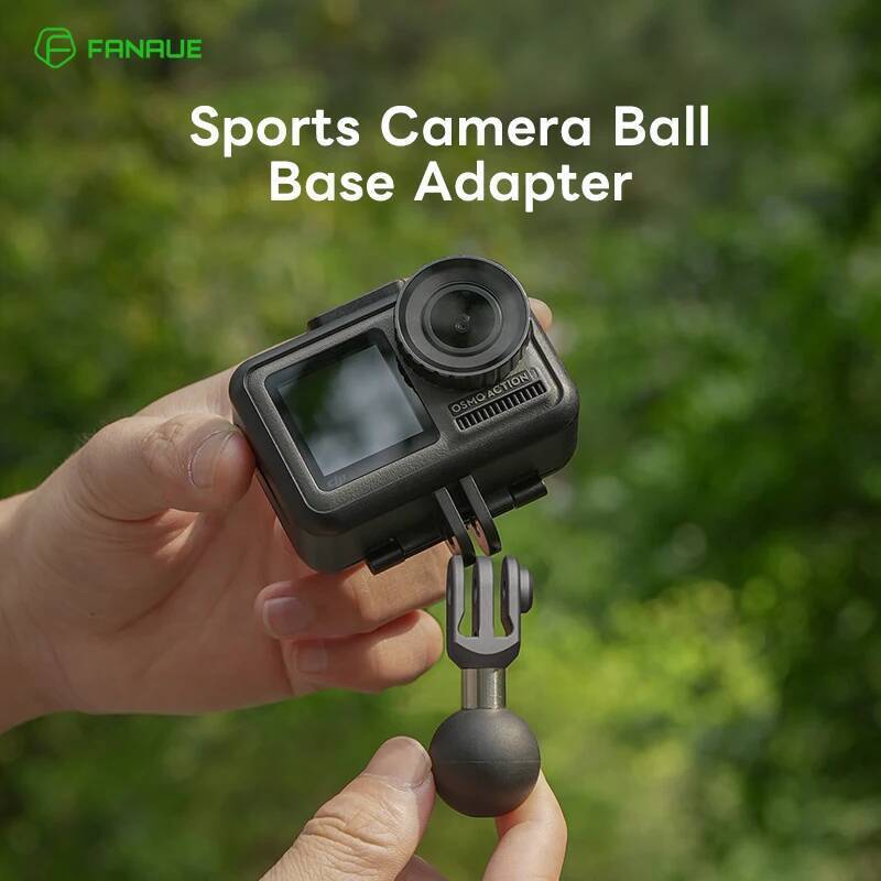 FANAUE 1 นิ้ว/25 มม./17 มม.Ball Head Mount อะแดปเตอร์อลูมิเนียมสําหรับ Go Pro 10 9 8 7 6 5 Action กล