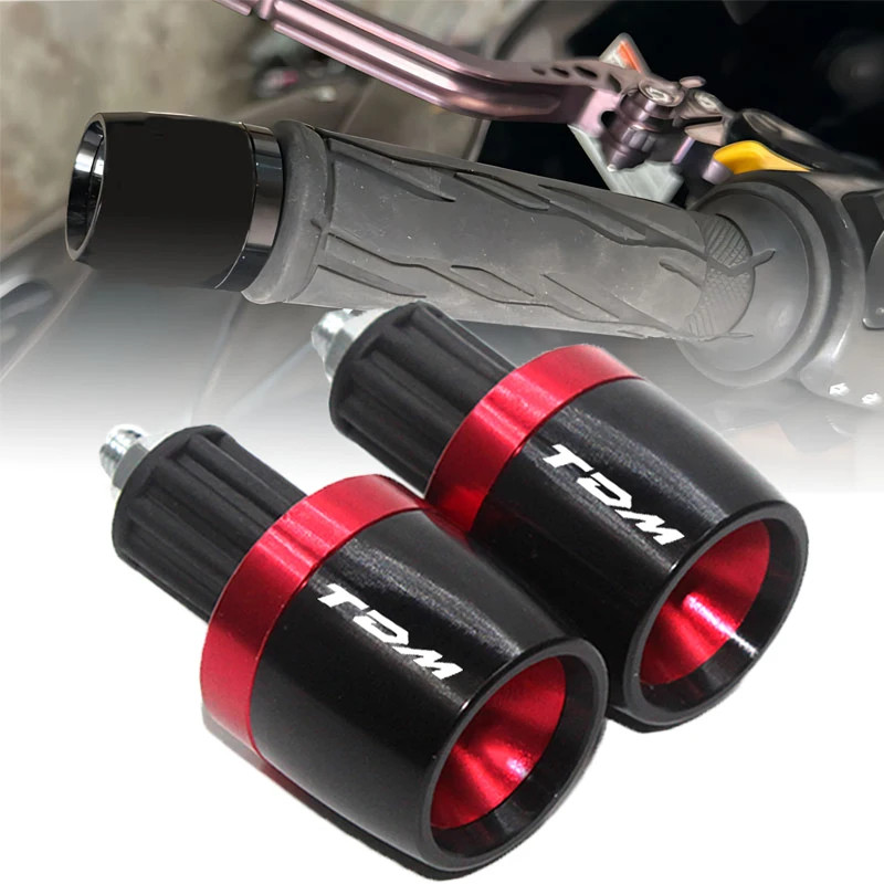 For Yamaha TDM 900 850 TDM850 4TX 3VD TDM900  Motorcycle CNC 7/8"22MM Grips Handle Bar Cap End Plug