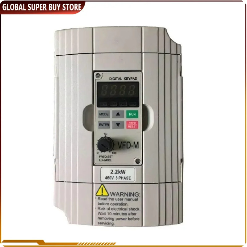 Delta Inverter 2.2 KW VFD022M43B Mini 3 Phase 380V To 460V Rated Inverter 5 A Variable Speed AC Mot