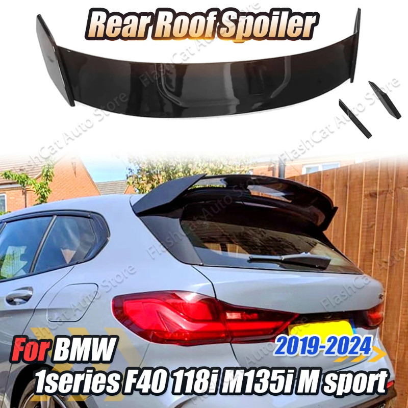 F40 Car Rear Roof Trunk Spoiler Tail Wing Styling Body Kit Black Tuning For BMW 1 Series F40 118i 1