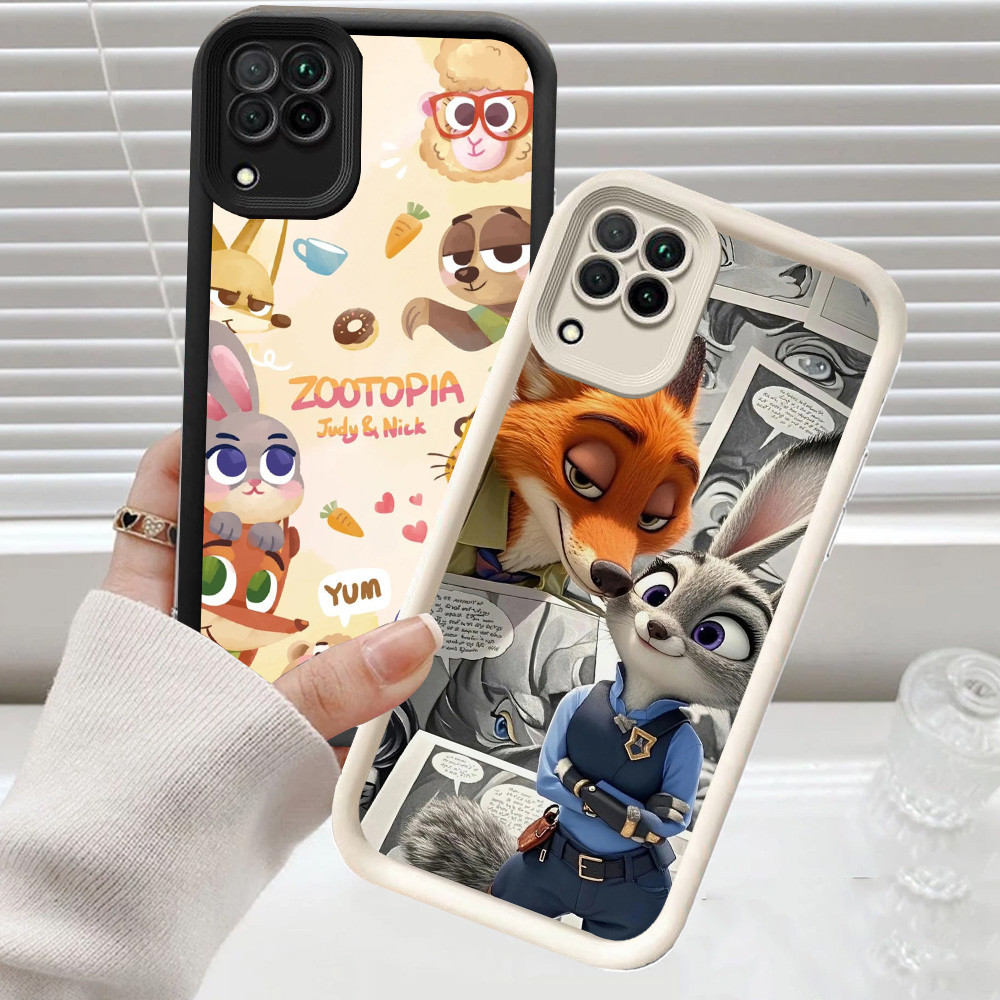 CH46 Zootopia Soft Casing สําหรับ Samsung Galaxy A22 A12 5G เคสป้องกัน