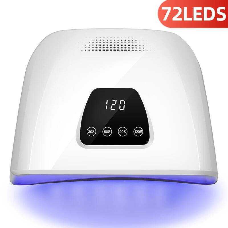 C Professional 72Leds LED Nail Lamp Dryer With Four Timer Memory Function Lamp For Gel Polish Dryin