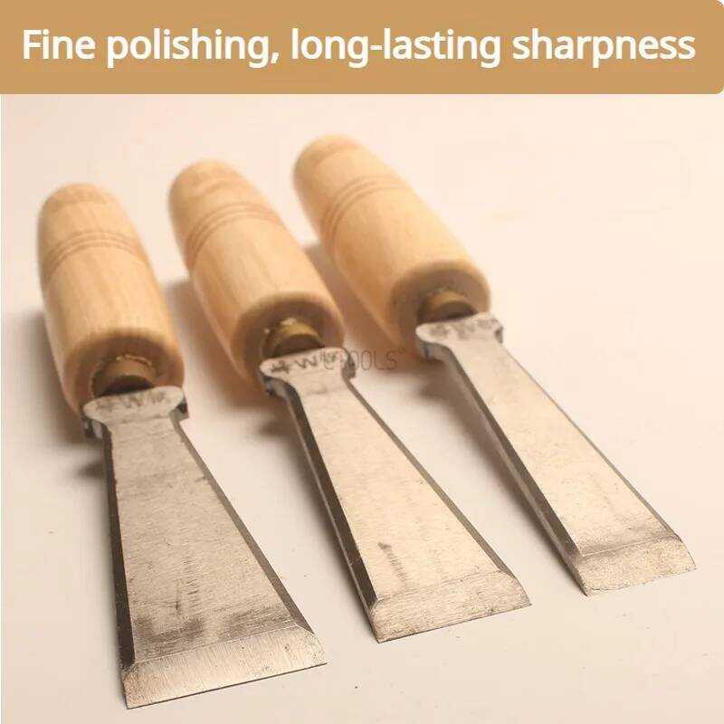 C New Wood Handle Wood Carving Chisels Professional Chisel Knife For Basic Wood Cut DIY Tools And D