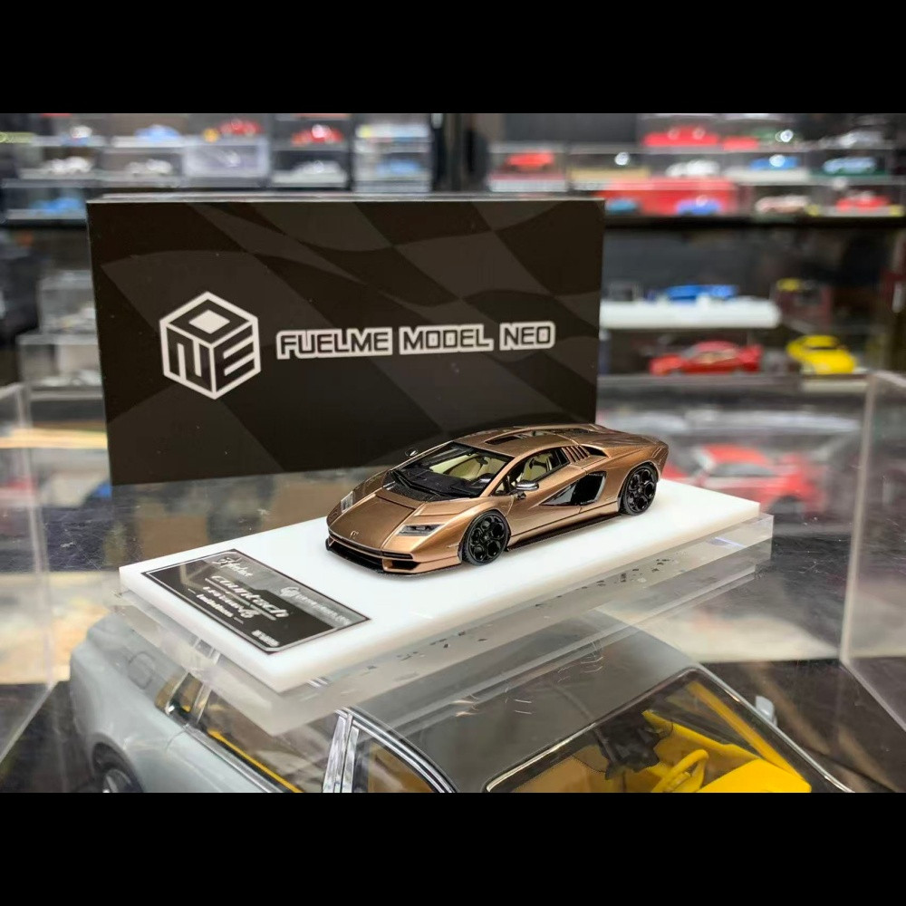Fuelme 1/64 Lamborghini LPI800 ผู้จัดจําหน่ายจากต่างประเทศรุ่นที่กําหนดเองเรซิ่นโมเดลรถรุ่นลิมิเต็ด