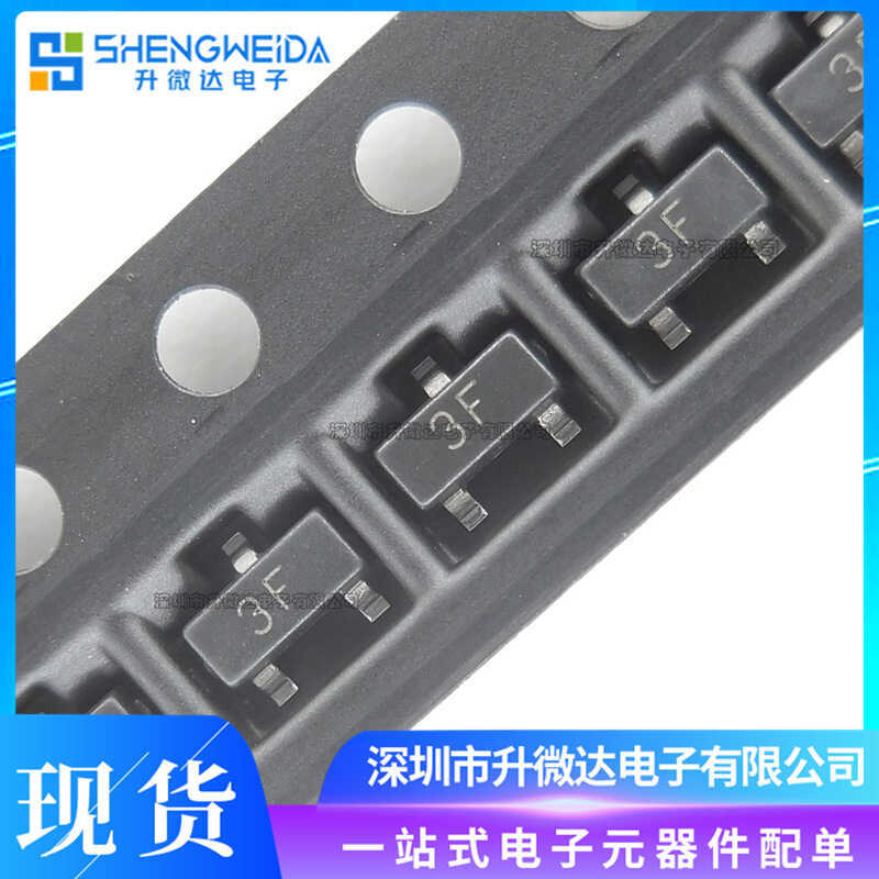 Patch Triode BC857B BC857 ผ้าไหมพิมพ์ 3F SOT-23 คริสตัล Triode ยี่ห้อใหม่