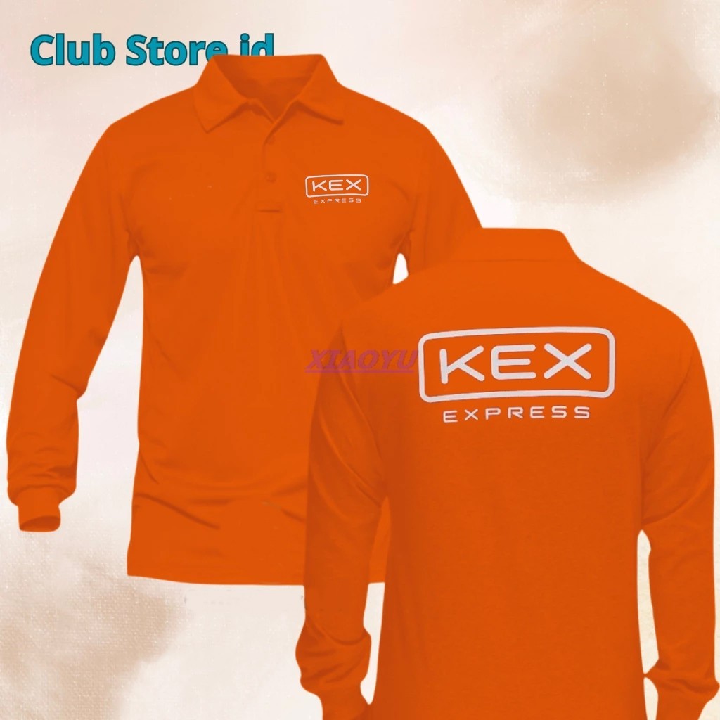 เสื้อโปโลบริษัทขนส่งKEX EXPRESS เสื้อคอปก ผ้าหนานุ่ม ใส่สบาย มี6ไซส์ S M L XL 2XL 3XL สินค้าพร้อมส่ง