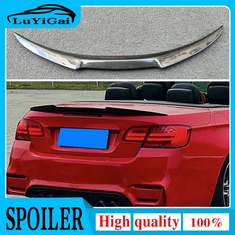 Car Spoiler For BMW 3 Series E93 Convertible/E93 M3 M4 Style Real carbon fiber material 2006-2013