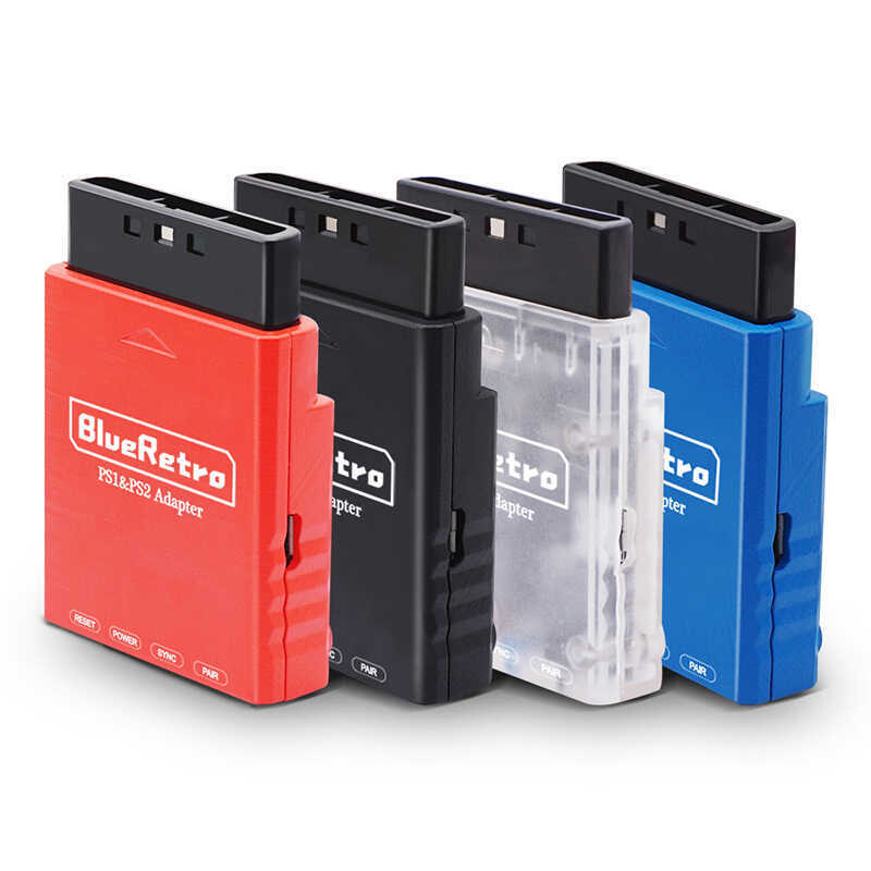 ตัวแปลงด้ามจับไร้สาย Bluetooth BlueRetro PS1/PS2 ตัวแปลงรับสัญญาณด้ามจับบลูทูธ