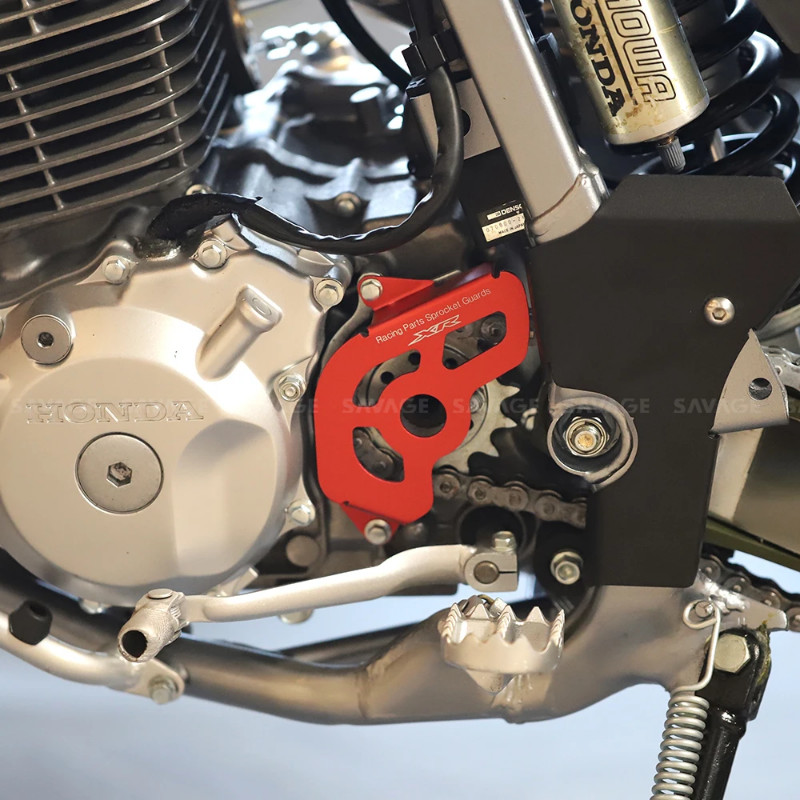 New For HONDA XR400R XR400 Sprocket Cover Chain Guard Protector 1996-2004 XR 400 R Accessories Fron