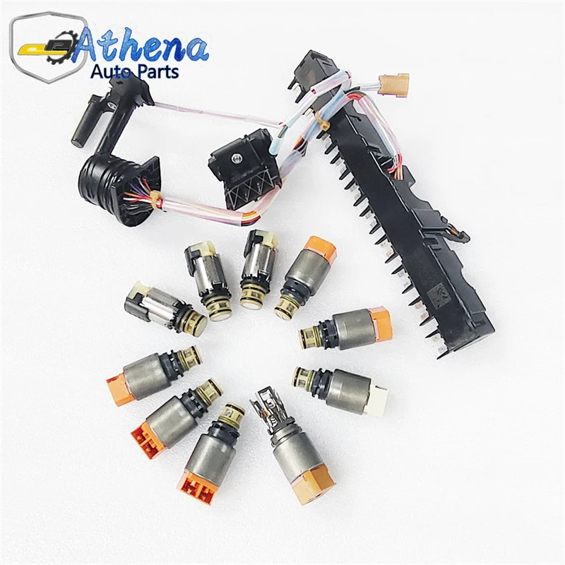 New 9HP48 ten valves Solenoid With Harness Kit ZF9HP48 For LandRover Range CRV MDX 9Speed Auto Tran