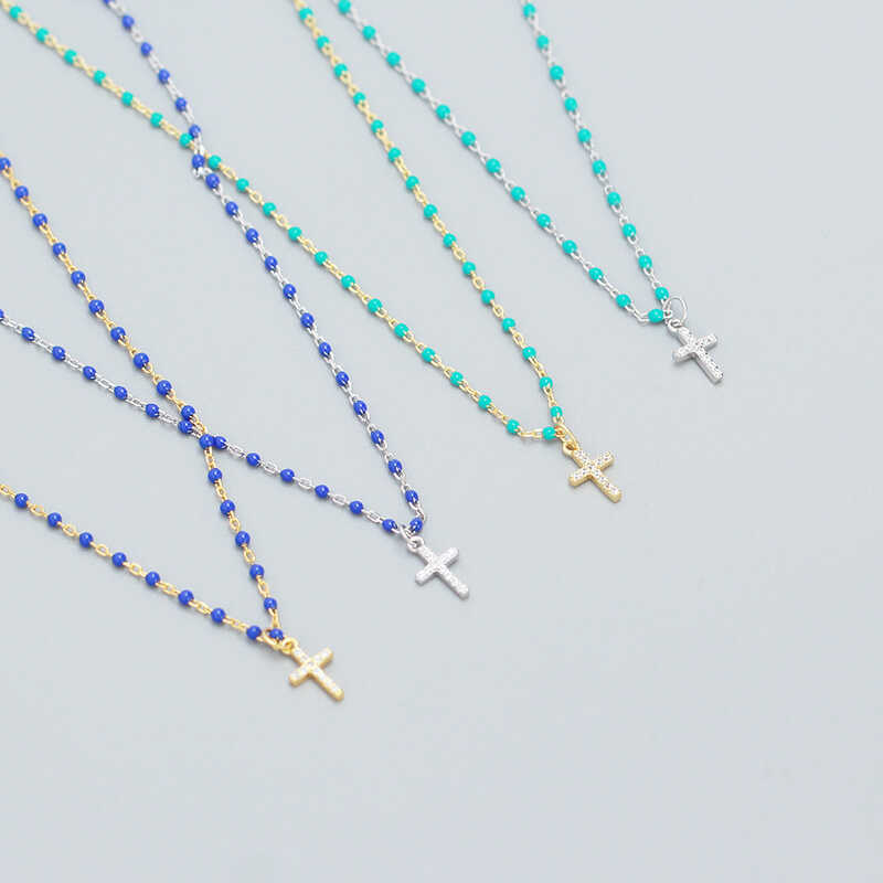 สร้อยคอมุคแบบกระดูกไหปลาร้า ออกแบบด้วยเงินสเตอร์ลิง 925 และ,epoxy resin เพชรสังเคราะห์