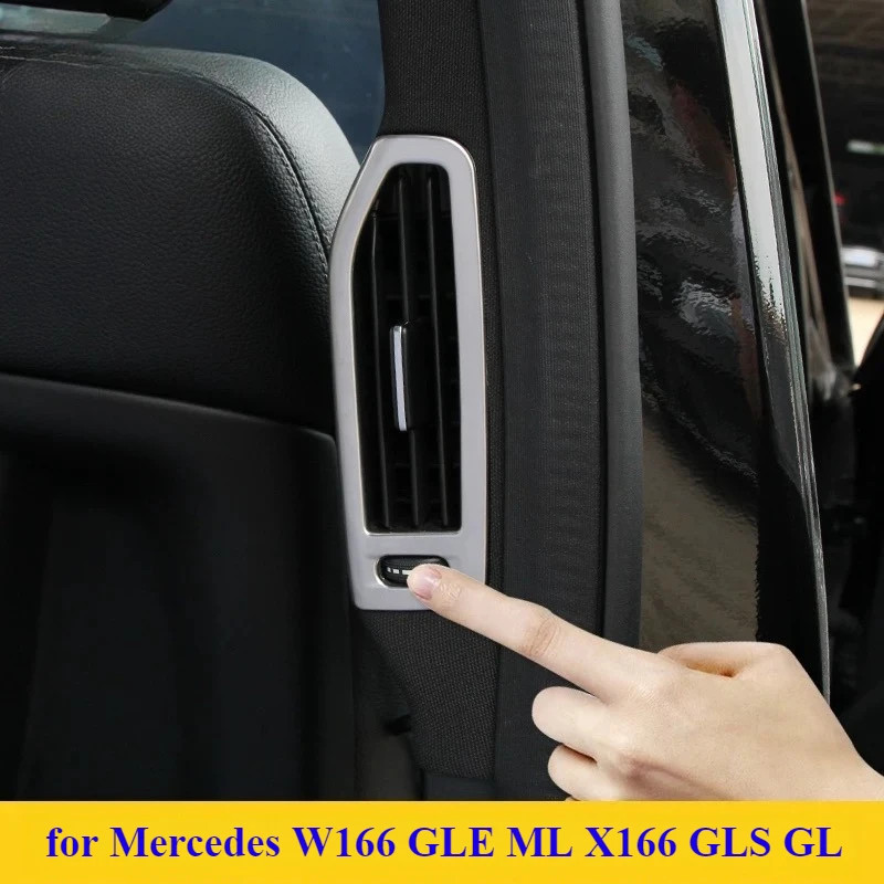 Column vent for Mercedes ML320 350 2012 GLE W166 350d GL450 x166 GLS amg interior accessories