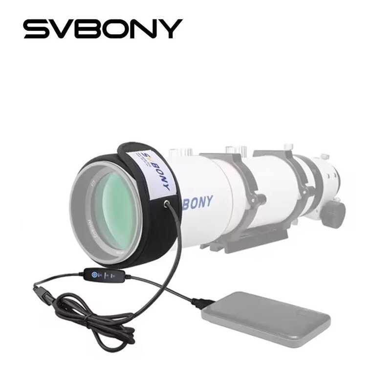 C Svbony Sv172 Dew Heater Strip 240/320/400/430 Mm Lens Heater Warmer For Telescope DSLR Camera Len