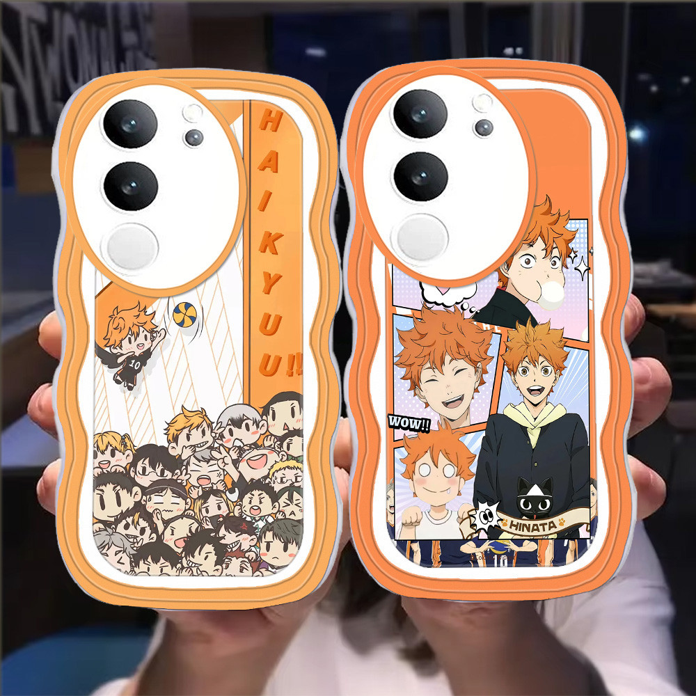 ส-15 ไฮคิว!! เคสสําหรับ VIVO Y29 Y29S Y100 Y29T V40 Pro V50 Lite 5G TPU โปร่งใส