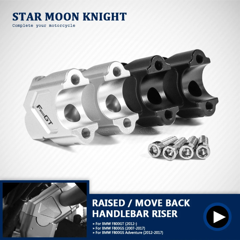 For BMW F800GT F 800 GT 2012- F800GS F 800 GS Adv 2007 - 2017 Motorcycle Handlebar Riser Drag Handl