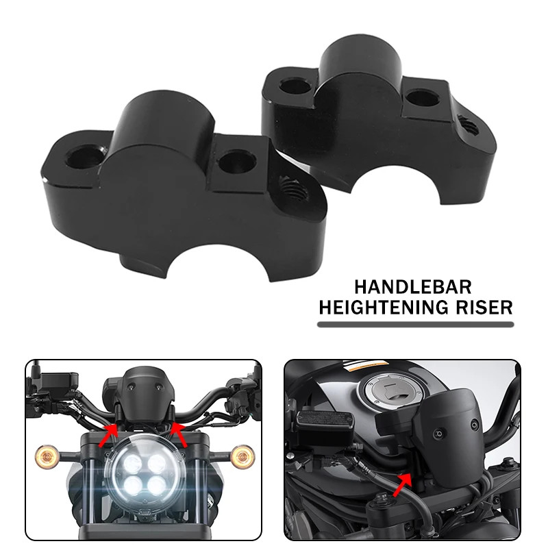For Honda Rebel1100 CMX 300 500 1100 CMX500 CMX300 CMX1100 Motorcycle CNC Aluminum Handlebar Height