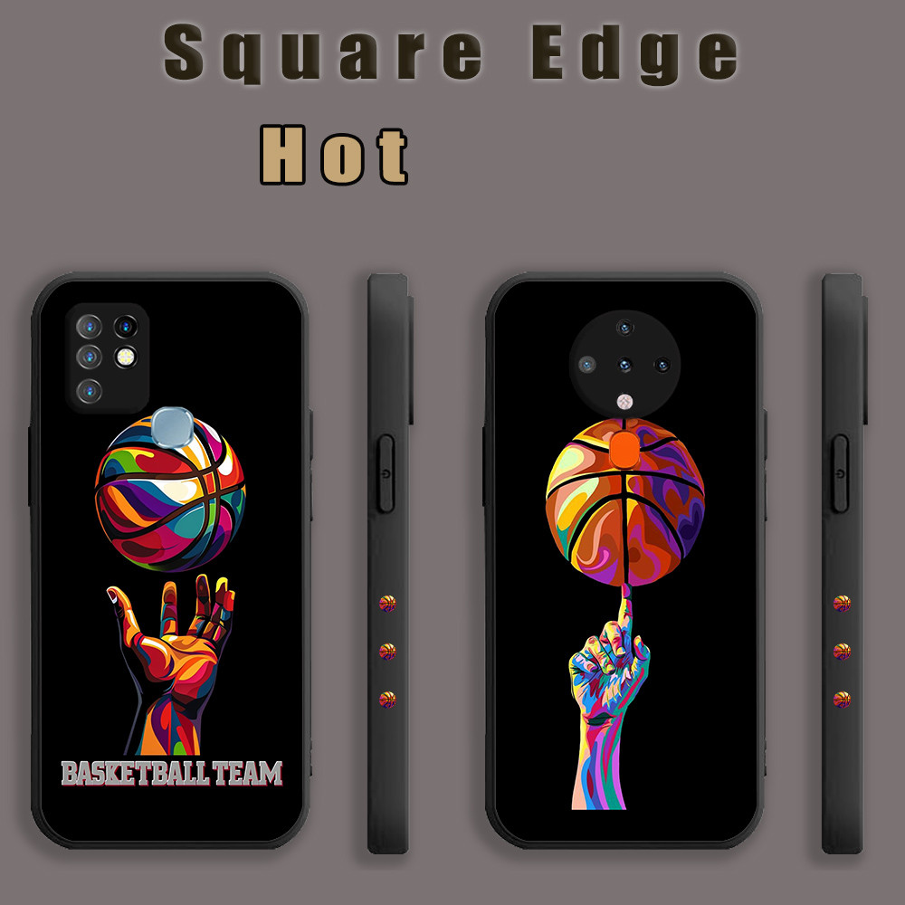 ปลอกสําหรับ Xiaomi POCO M6 PRO C61 M6 X6 F6 PRO C75 X7 Pro F7 PRO บาสเกตบอลใน Pop Art โปสเตอร์ WMS01