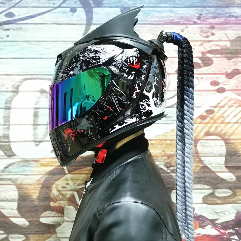 AIS Full Face Motorcycle Helmet Motocross Racing Helmet Casco De Moto Capacete DOT approved Kask Mo