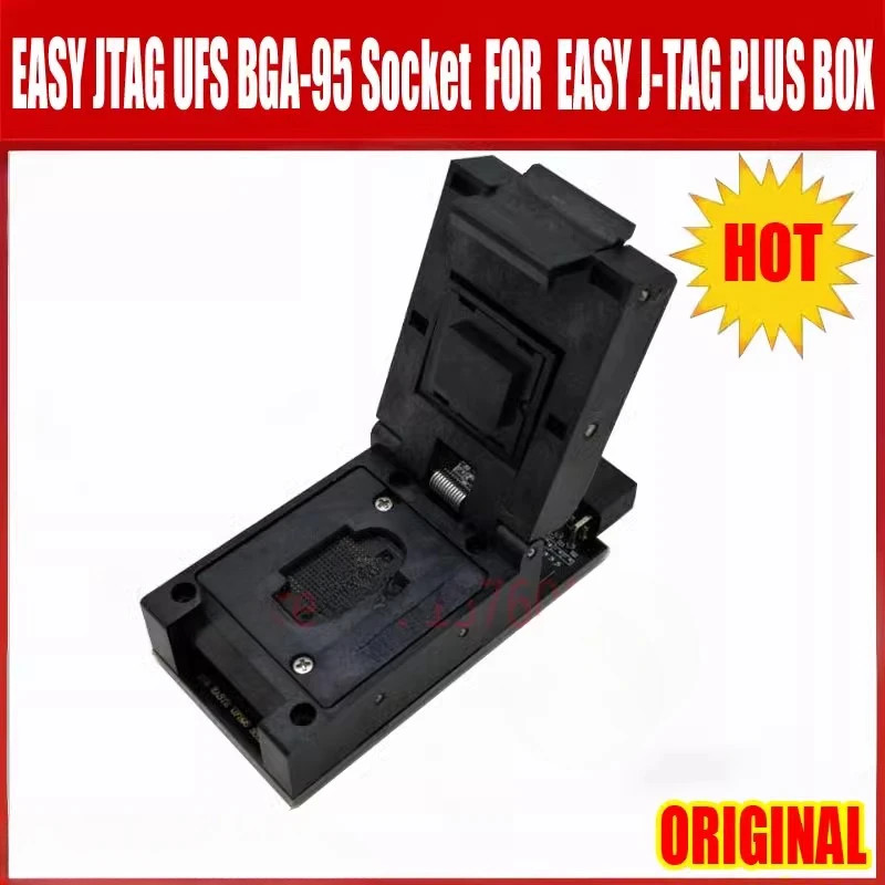 Original Z3X EASY JTAG PLUS BGA UFS 153 BGA95 Socket EMMC Adapter with EASY JTAG PLUS BOX