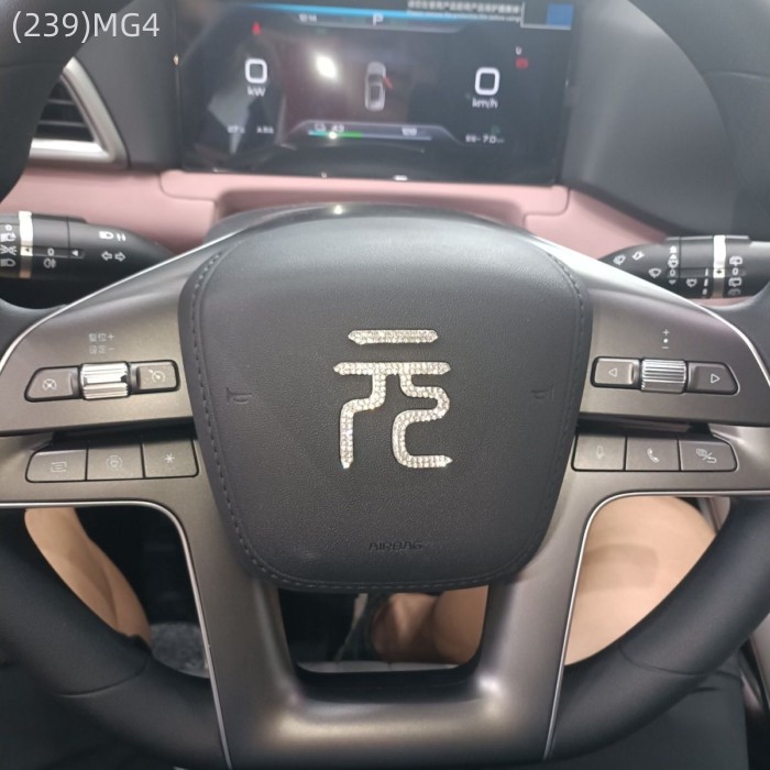 【2026 BYD ATTO 2】 BYD ใหม่ Yuan UP สติกเกอร์พวงมาลัย Yuan UP สติกเกอร์รถไฟฟ้าบริสุทธิ์ EV รถตกแต่งภ