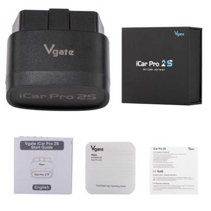 Vgate iCar Pro 2S บลูทูธพลังงานต่ํา 5.3 เครื่องมือวินิจฉัยรถยนต์พลังงานใหม่รถยนต์วินิจฉัย obd