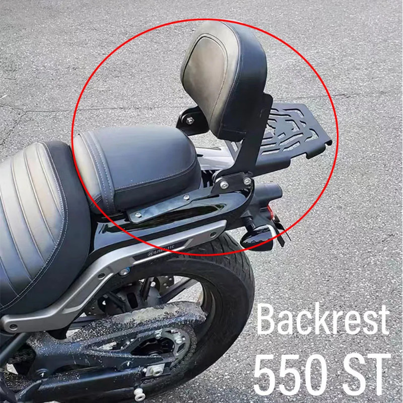 New Motorcycle Fit SRV 550ST Accessories Rear Passenger Backrest For QJMOTO QJ SRV550ST ST550 550SR