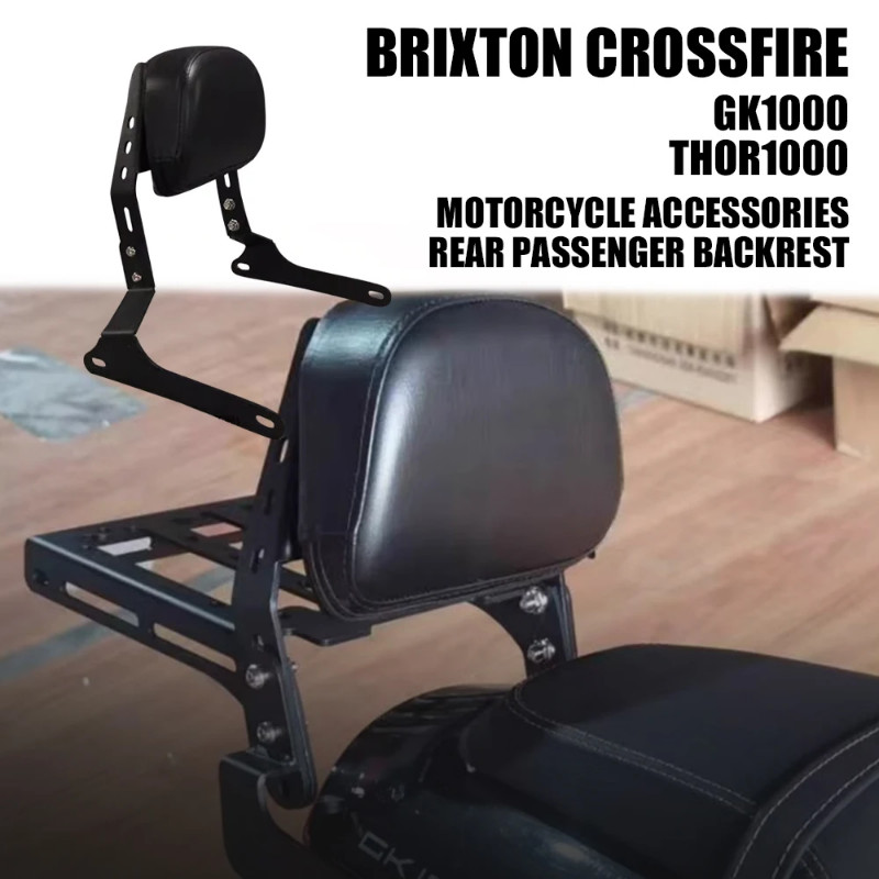 Motorcycle Fit Brixton Crossfire GK1000 Motorcycle Accessories Rear Passenger Backrest FOR Brixton
