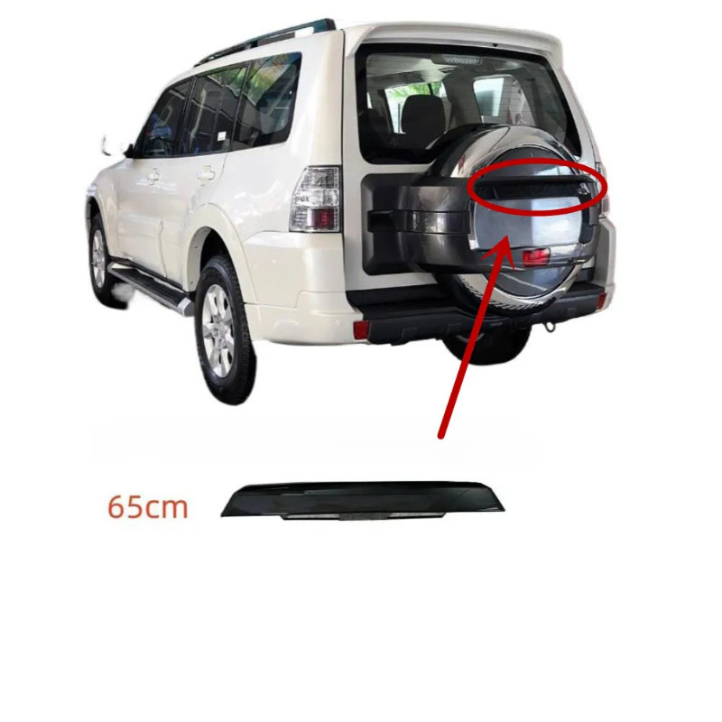 1 Pcs Spare Tire Black Cover for Shogun 2014-2020 for Pajero V93 V95 V97 Tail Door Board for Monter
