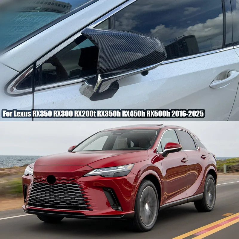 For Lexus RX350 RX300 RX350h RX450h RX500h 2016-2025 Reverse mirror decorative shell suitable for l