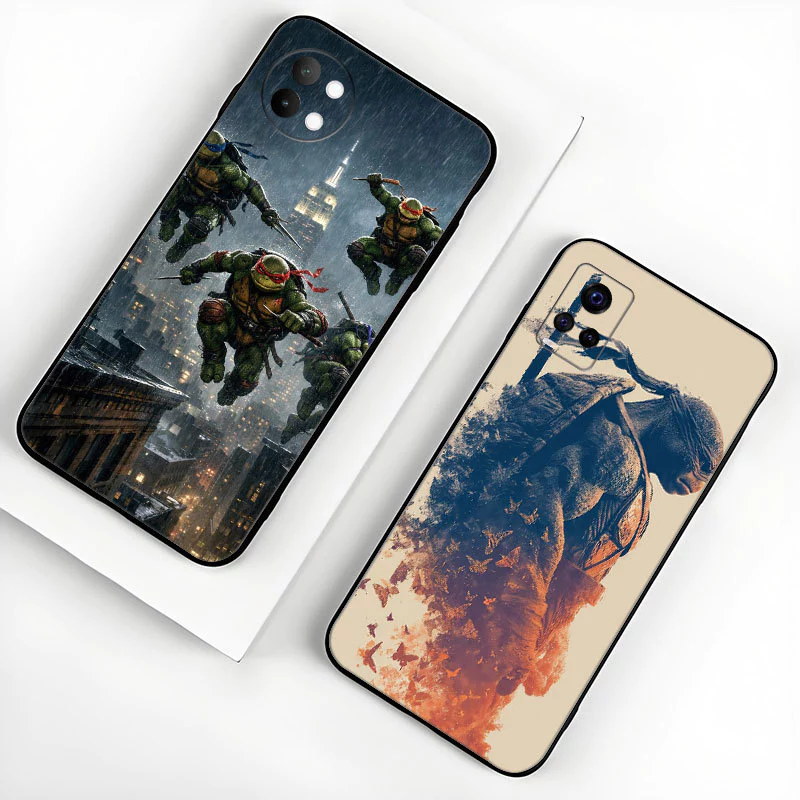 เคสโทรศัพท์ TPU ลายเต่านินจา สำหรับ Vivo V21E V25 V27E V29 V40 Pro V29E V40 Lite Y21 Y33S Y21S thumbnail 6