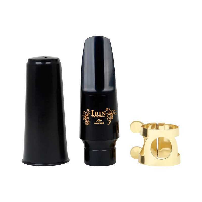 C IRIN Alto Saxophone Mouthpiece Black Saxophone Crystal Head Easy Storage Non-Toxic Wooinds Musica