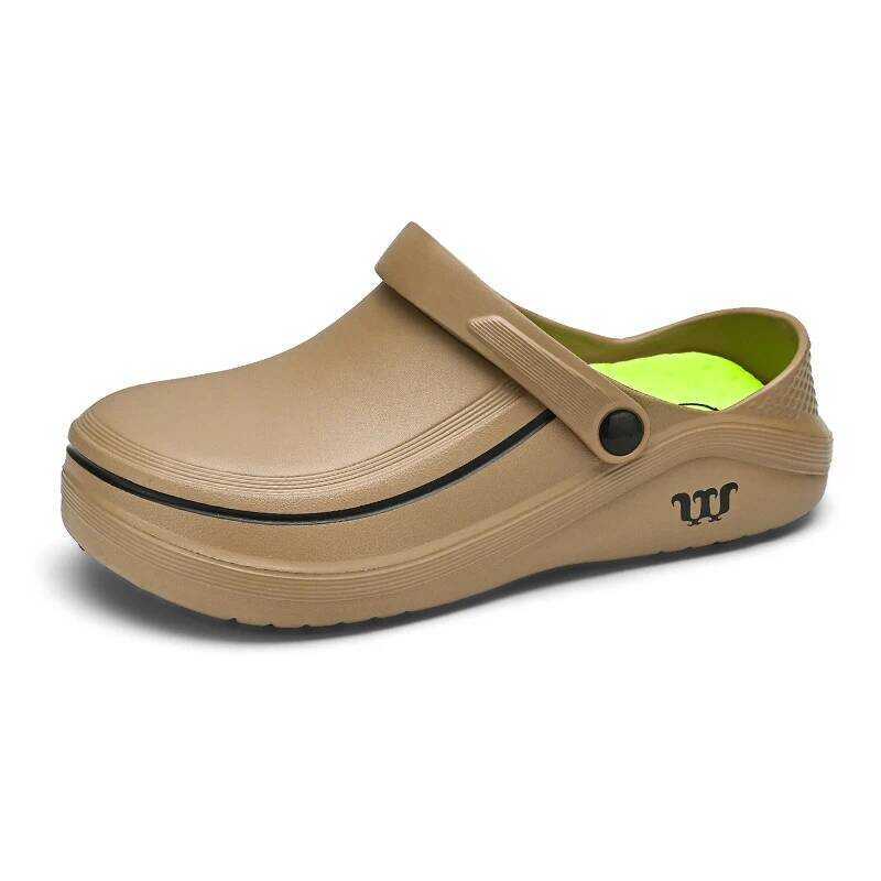 C Anti-Skid Chef Shoes For Men Women Garden Shoes Clogs Nurse Medical Shoes Rubber Sandals Kitchen